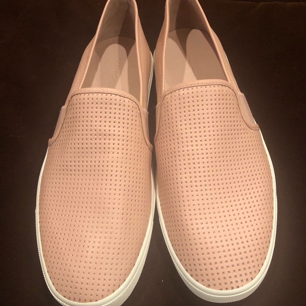 Vince perforated Italian leather sneaker